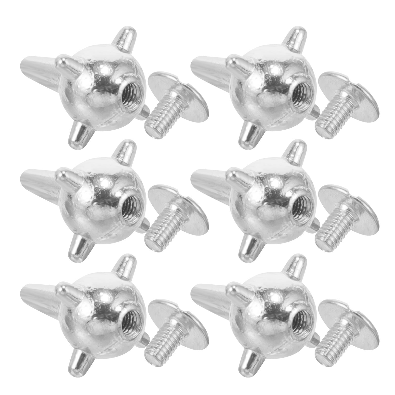 10 Pcs Outfit Decorate Punk Spikes Rivet Metal Rivets Shoe Bag Clothing ...