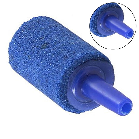 UNOMOR Airstone Blue 10Pcs 1.6x0.6x0.6in Aquarium Aeration