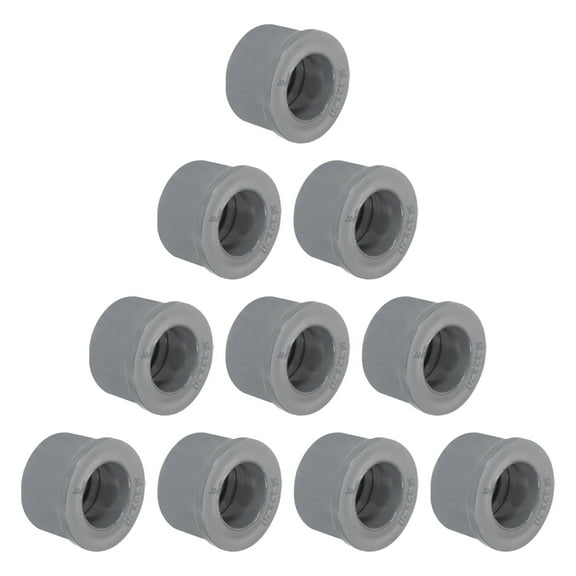 10Pcs DWV Reducer Bushing 1-1/4" x 1" (Socket x Socket) Thread Coupling Connectors for Pipe Connecting Home Sewer Plumbing, Grey
