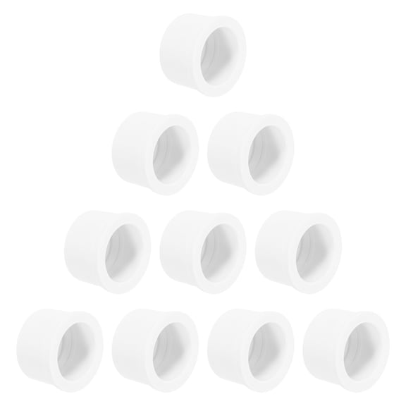 10Pcs DWV Reducer Bushing 1-1/4" x 1" (Socket x Socket) Thread Coupling Connectors for Pipe Connecting Home Sewer Plumbing, White