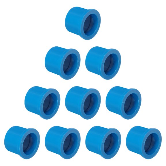 10Pcs DWV Reducer Bushing 1" x 25/32" (Socket x Socket) Thread Coupling Connectors for Pipe Connecting Home Sewer Plumbing, Blue