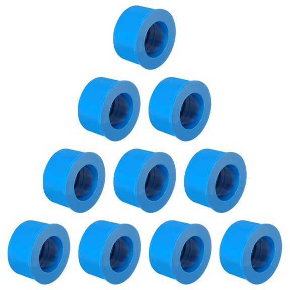 10Pcs DWV Reducer Bushing 2-1/2" x 2" (Socket x Socket) Thread Coupling Connectors for Pipe Connecting Home Sewer Plumbing, Blue