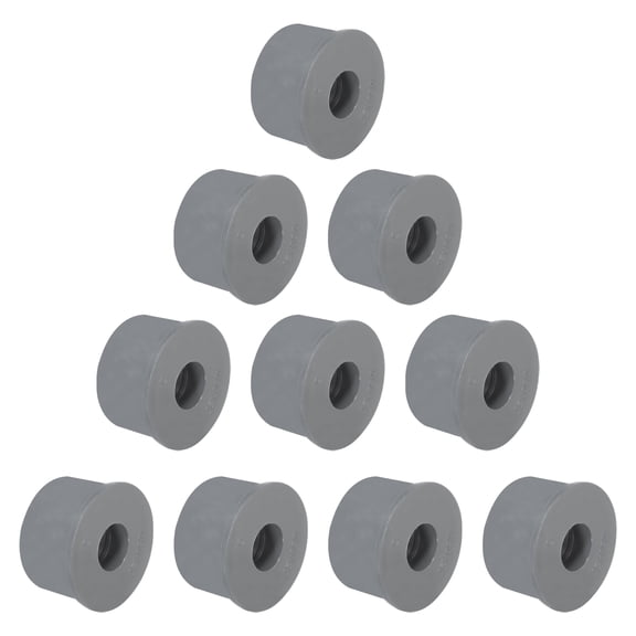 10Pcs DWV Reducer Bushing 2" x 1" (Socket x Socket) Thread Coupling Connectors for Pipe Connecting Home Sewer Plumbing, Grey