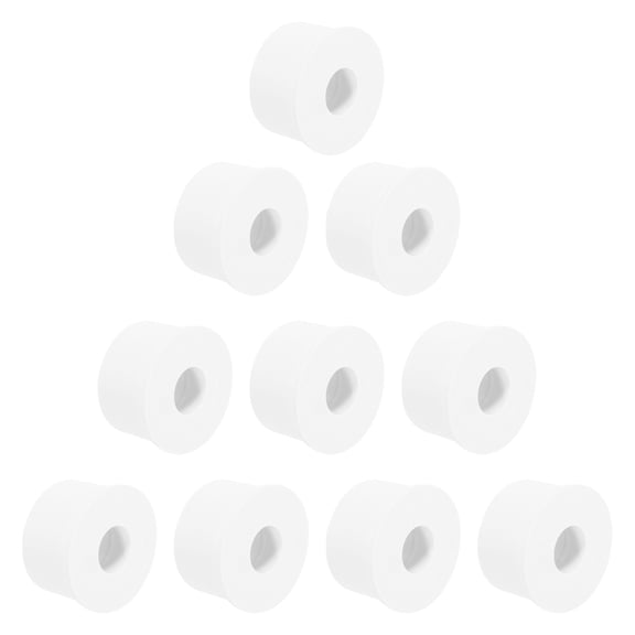 10Pcs DWV Reducer Bushing 2" x 1" (Socket x Socket) Thread Coupling Connectors for Pipe Connecting Home Sewer Plumbing, White