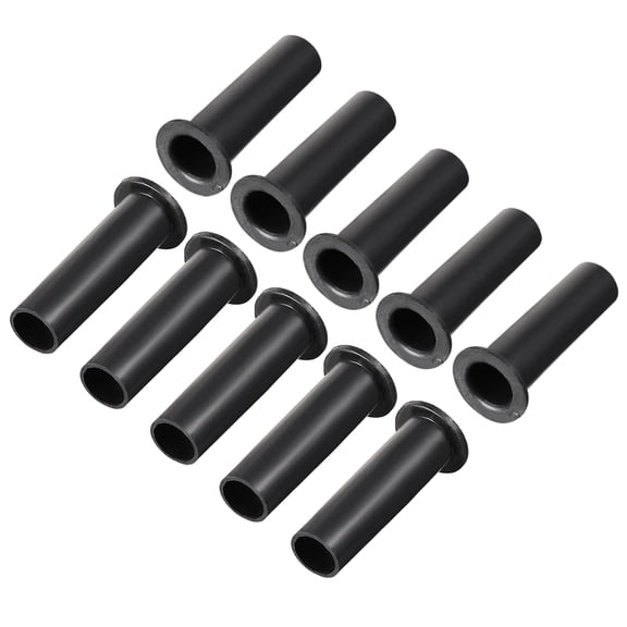 10 Pcs Strain Relief Cord Boot Protector Cable Sleeve Hose 54mm Long Black