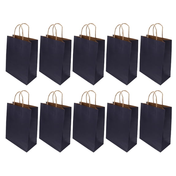 PTOOTP Handle Kraft Bag Thickened Design 10Pcs 10.6x8.3in