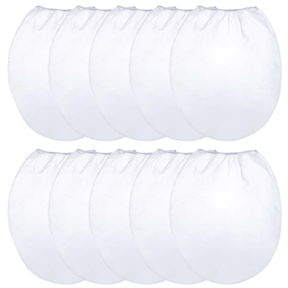 10 Pcs Paint Strainer Bags, 5 Gallon Fine Mesh Durable Polyester Filters with Elastic Top, for 5 Gallon Buckets, 15.8 in x 19.7 in (40 cm x 50 cm) Filter Pouches