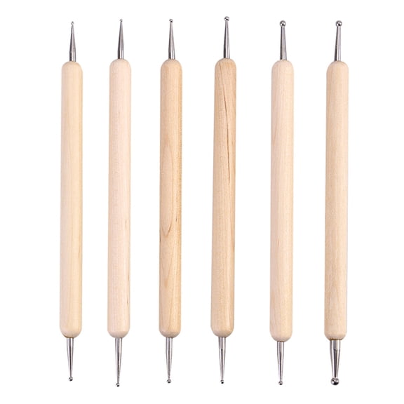 10 Pcs Embossing Tools Acrylic Painting Tools Petal Shape Tools Clay Dotting Tools Ball Stylus Tools Dot Painting Kit