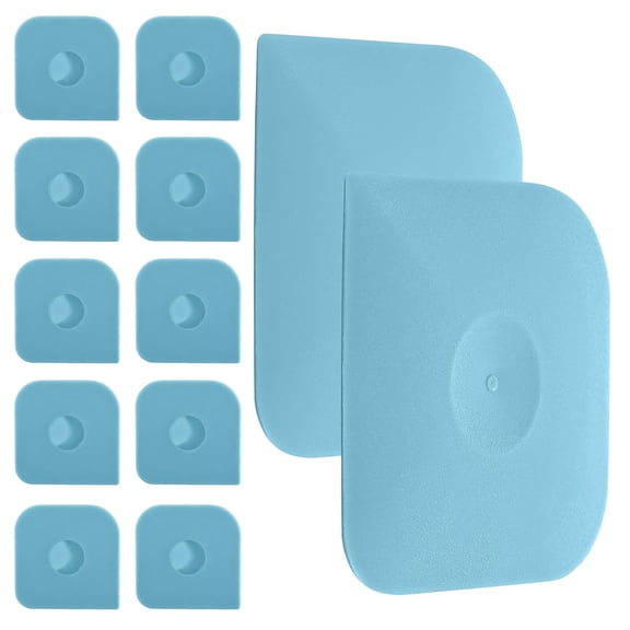 10 Pcs Pan Scraper Tool Nylon Plastic Pot Scraper Sturdy Scraper Kitchen Dish Scraper Tool for Cast Iron Skillets and Cookware (Dishwasher Safe)