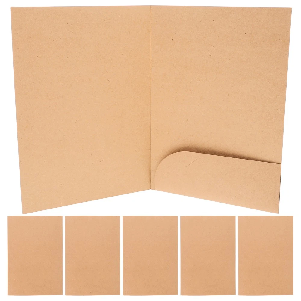 10 Pcs Paper Folders Work File Accordion Organizer Office Holder