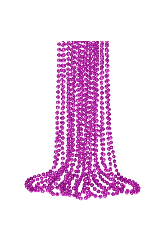 10 Pcs Party Bead Necklaces For Festival Favors And Celebrations, Durable Construction 33 Inch Length, Versatile Decorative Accessories For Parties And Events