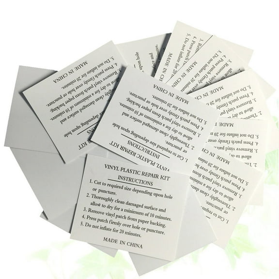 CATIEBYE Inflatable Repair Patches Pvc White For Outdoor Water Activities 10Pcs