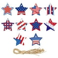 thumbnail image 1 of 10 Pcs Patriotic Stars Ornaments for Tree 4th of July Independence Day Stars Ornaments Red White Blue Party Hanging Decoration Artifact for Small Tree Memorial Day Anniversary Party Supplies, 1 of 6