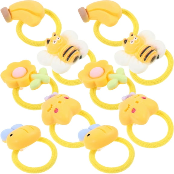 10 Pcs Pet Hair Ties Rubber Bands for Small Dogs Puppy Ponytail Holders Headbands