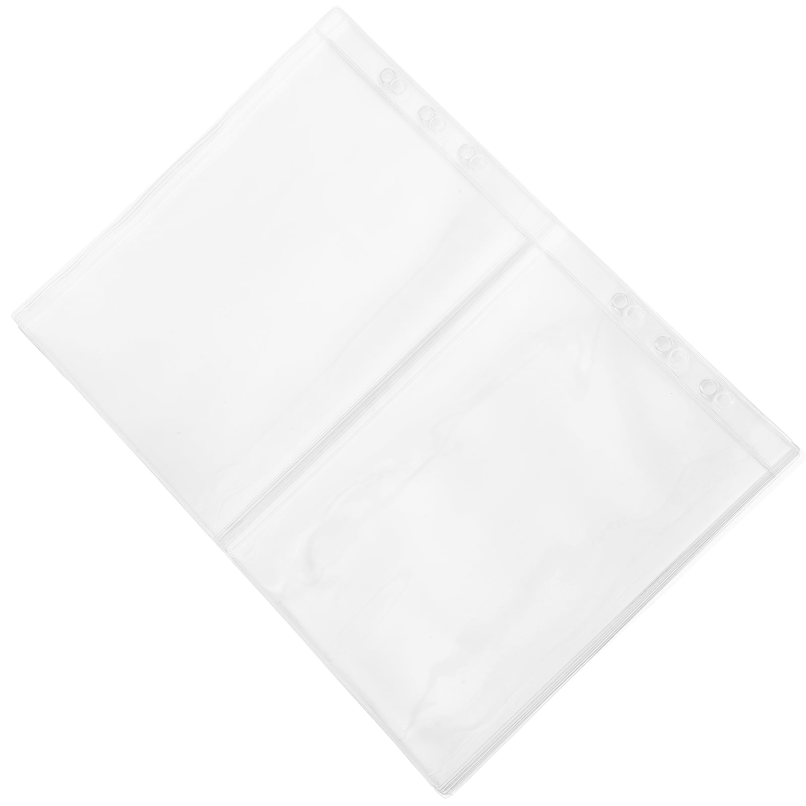 10 Pcs Photo Album Storage Page Binders Transparent Sleeves Postcard Photobook Albums Picture