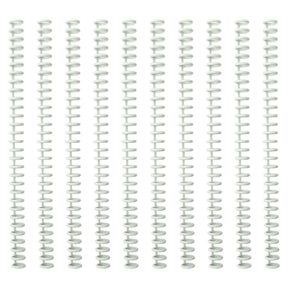 10 Pcs Plastic Binding Combs Colorful Comb Binding Spines with 30 Rings Easy to Open for Files and Documents