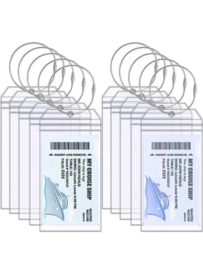 10Pack Luggage Tags For Cruise Ships - Copatible With Carnival, Costa