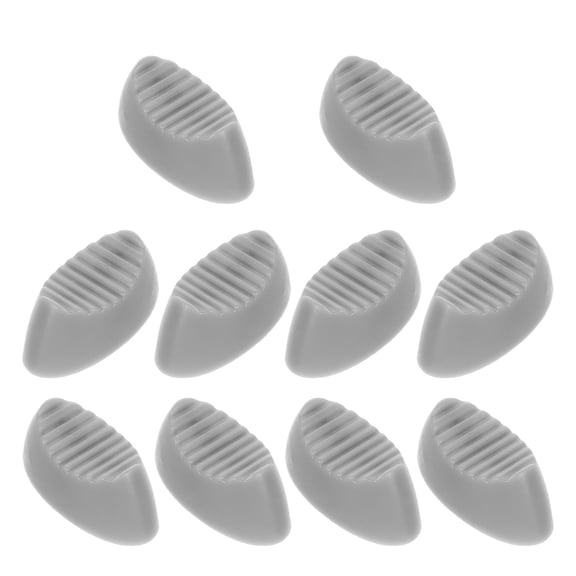 10 Pcs Plastic Fader Cover Audio Mixer Control Cap Light Grey