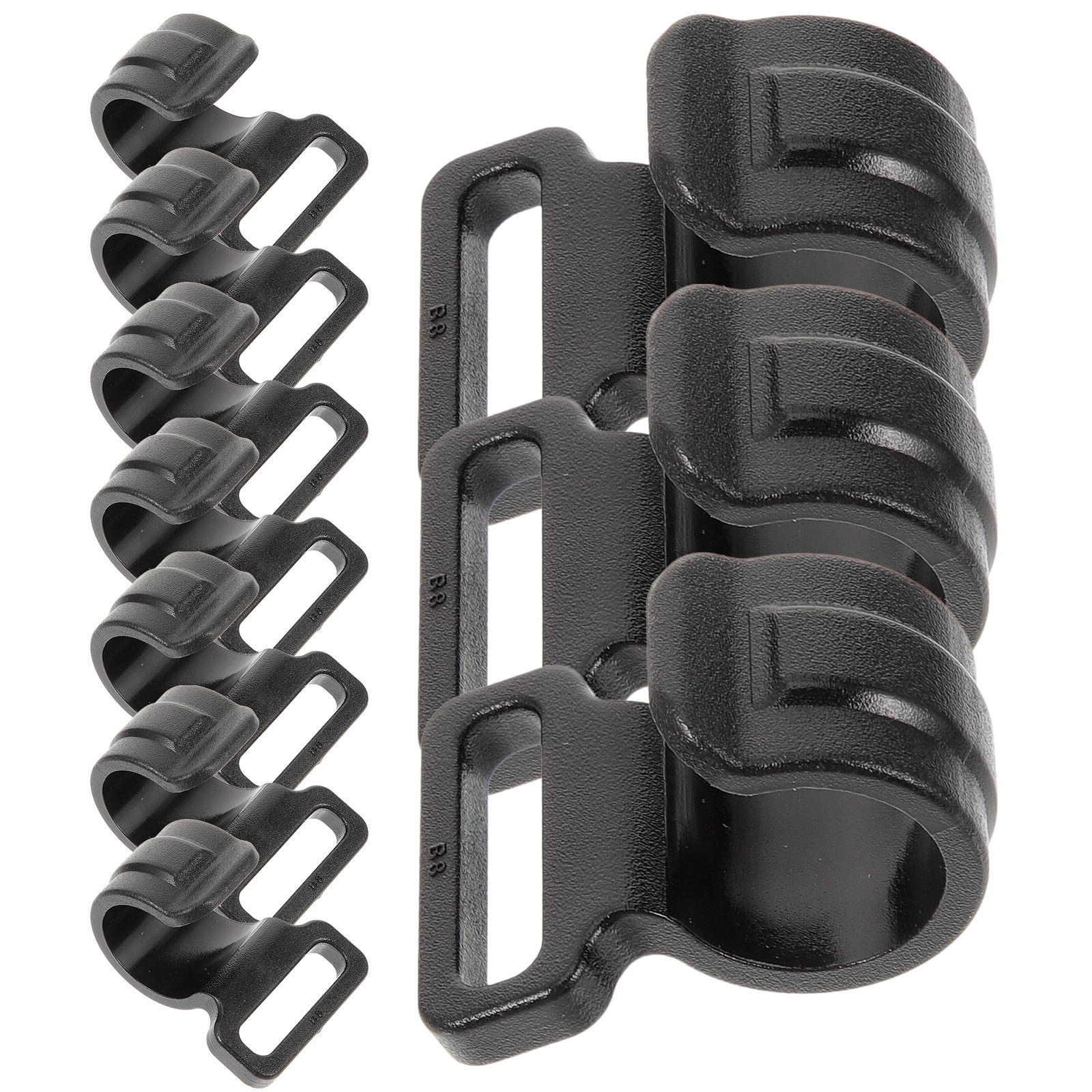 10 Pcs Plastic Hook Tent Pole Hooks Heavy Duty Camping Accessories Gear
