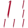 thumbnail image 1 of 10 Pcs Plastic Inflatable Stakes, 9 Inch Heavy Duty Yard Anchor Replacement Accessories for Christmas Outdoor Inflatable Decorations, Multipurpose Garden & Tent Ground Stakes, Red, 1 of 5