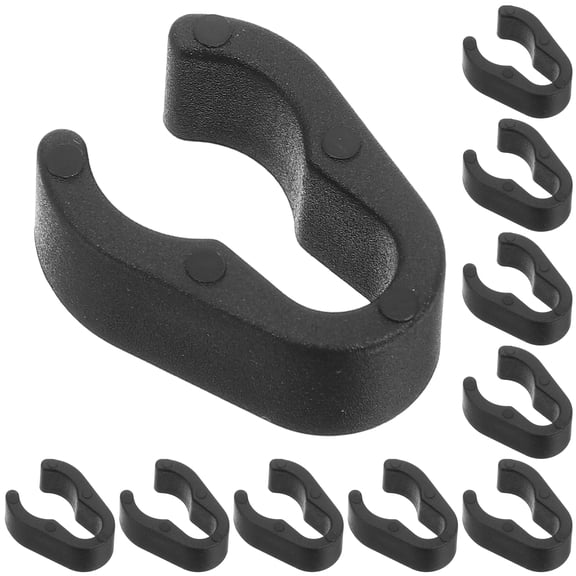 10 Pcs Plastic Mic Cable Clamp Organizer for Home Pole Gooseneck
