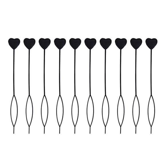 10 Pcs Plastic Ponytail Maker Quick Hair Beader Tool Set For Easy Braiding And Styling For Women And Girls