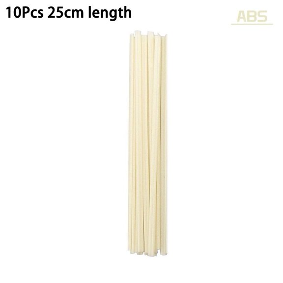 10 Pcs Plastic Welding Rods 9.84 Inch for ABS/PP/PVC/PE, Welding for Bumper Repair, Battery Shell, Water Tank and Pipe