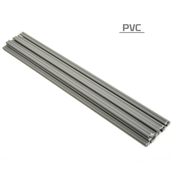 10 Pcs Plastic Welding Rods for ABS PP PVC PE Repair, 200mm Welding for Bumper, Battery Shell, Water Tank, Pipe and Plastic Tools(PVC)