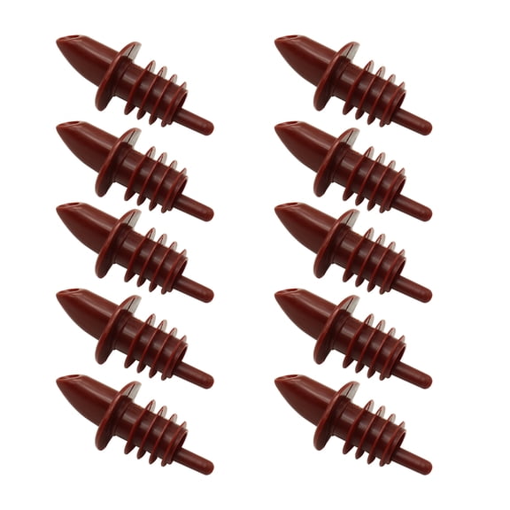 10 Pcs Plastic Wine Oil Pourer Dispenser Spout Bottle Pourer Liquor Pour Spouts Wine Accessories