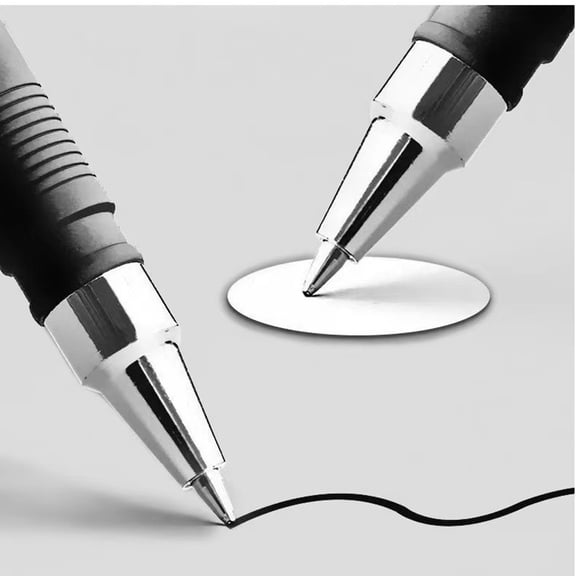 10 Pcs Pocket Gel Ink Pen Set, 0.5mm Mini Writing Pens, Portable Retractable Rollerball for Signing and Note Taking, Light Yellow Barrel, 1 Set
