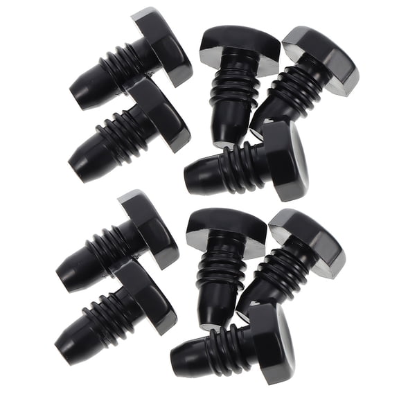 10Pcs Billiard Cue Bottom Covers Protective Replacements for Cue Protection and Bottom Plugs