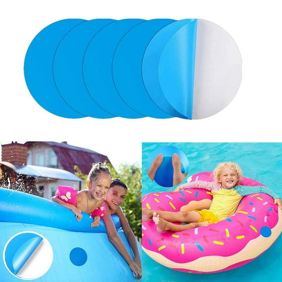 10 Pcs Pool Patch Repair Kit for Above-Ground Pool, Self-adhesive Vinyl Swimming Pool Patches for Easy Set and Frame Pools 2.95"x2.95"