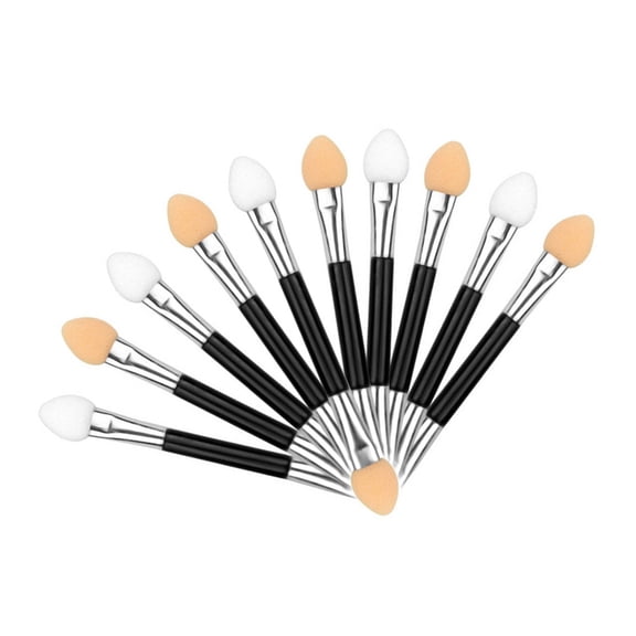 10 Pcs Portable Eyeshadow Brushes Cosmetic Brushes Eyeshadow Applicators Eye Makeup Tool Small Makeup Brush