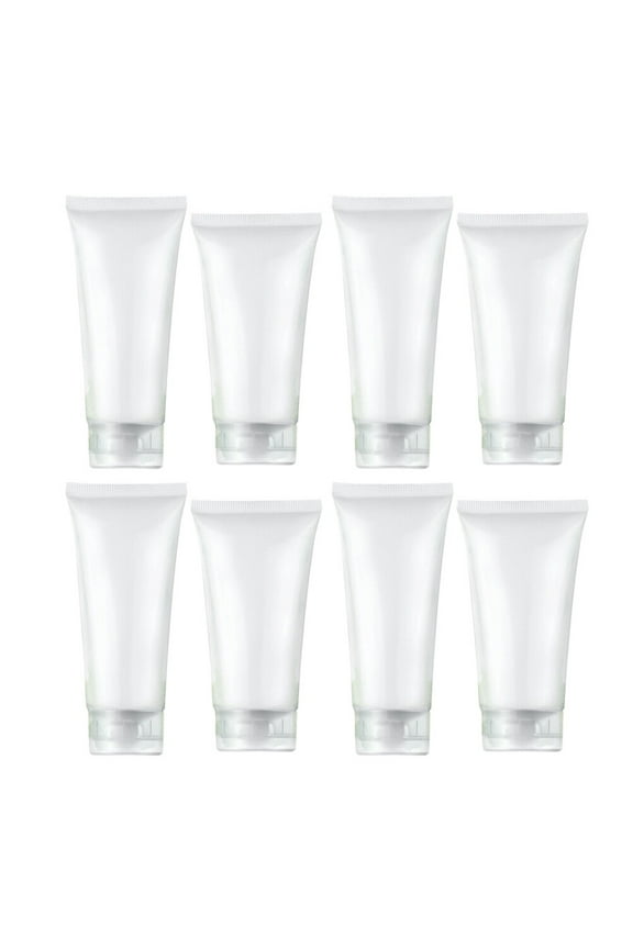 10 Pcs Portable Travel Squeeze Bottles Refillable Bottle Storage Container for Shampoo Lotion (5pcs 10ml Screw Cap, 5pcs 20ml Cap)