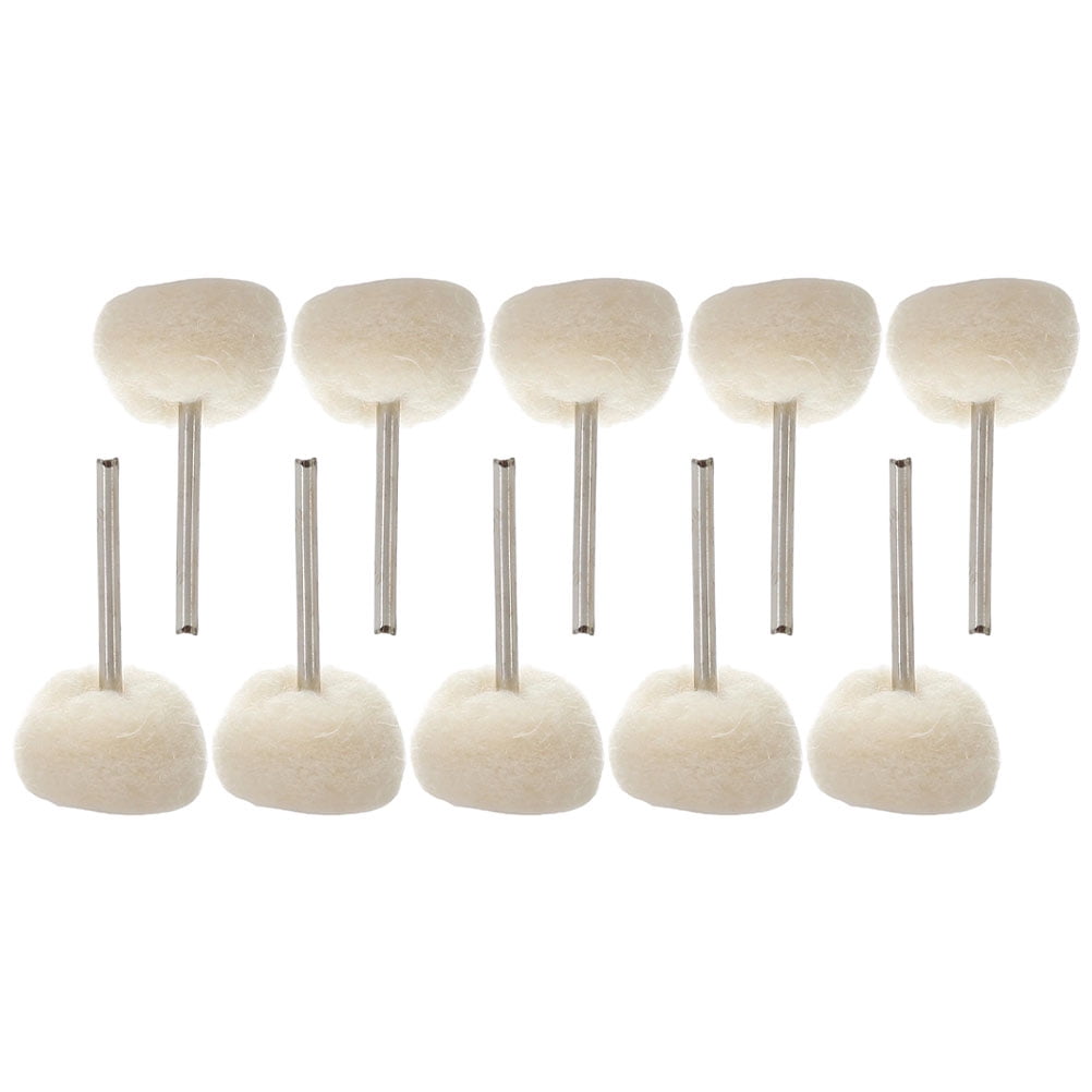 10 Pcs Power Drill Buffing Wheel Polishing Wheels Tool Tools Felt Fine