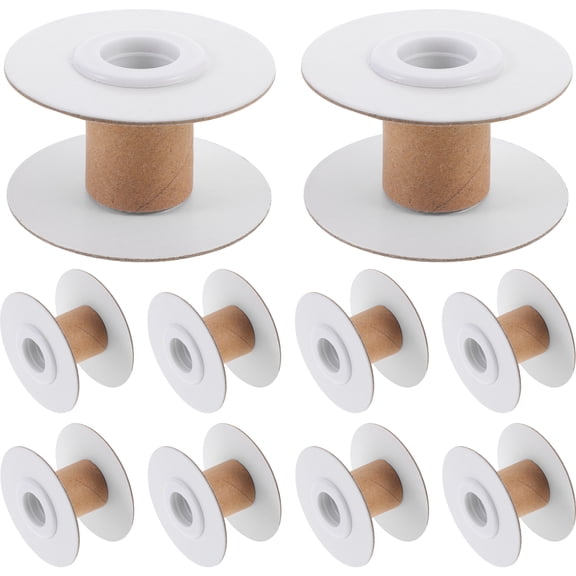 10 Pcs Practical Thread Spools Knitting Sewing Cord Bobbins for Machine Craft