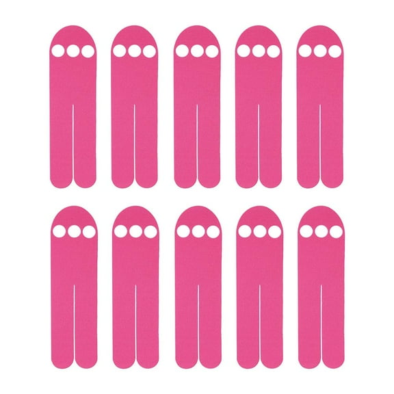 10 Pcs Precut Kinesiology Tape for Wrist, Athletic Sports Tape for Wrist Support, Waterproof Breathable Hypoallergenic Tape for Muscle Pain Relief