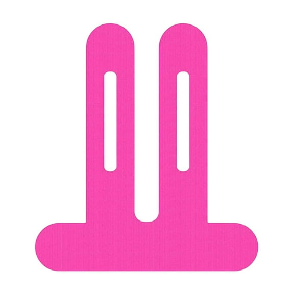 10 Pcs Premium Precut Kinesiology Tape for Knees - Waterproof and Breathable Knee Tape - Latex-Free and Elastic Athletic Tape for Stability Support and Pain Relief Hot Pink