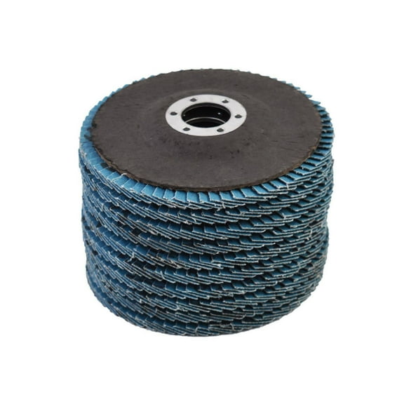 10 Pcs Premium Zirconia Flap Discs 4-1/2 X 7/8 inch 80 Grit Grinding Wheel Sandpaper for Sanding Grinding