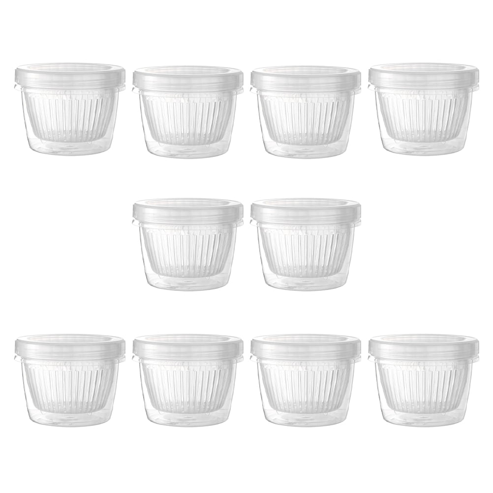 10 Pcs Produce Drain Tray Vegetable Drain Containers Fresh-keeping ...