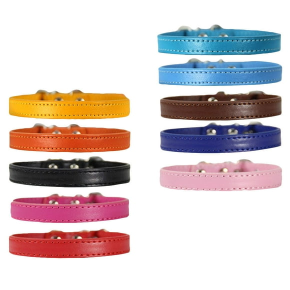 WRITWAA Decorative Dog Collar Assorted Color 10Pack 11.8In Chic Style Durable