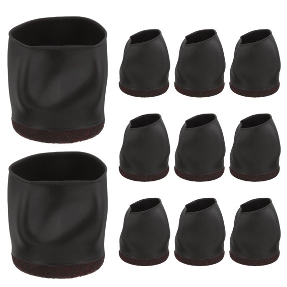 10 Pcs Pulley Chair Foot Covers Chairs Caster Cups for Furniture Wheel Stopper Bed Office