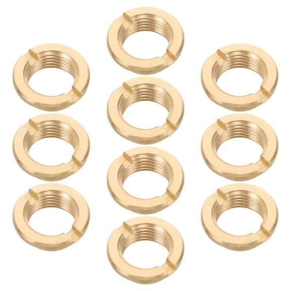 CIMAXIC Golden Metal Clock Movement Nut - Secure Connection and Noise Reduction for DIY