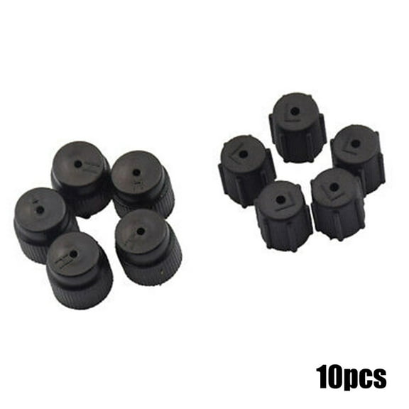 10 Pcs R134a Air Conditioning Cap AC Sealing Cap 5pcs High Pressure 16mm+5pcs Air Conditioning Cap AC Sealing Cap