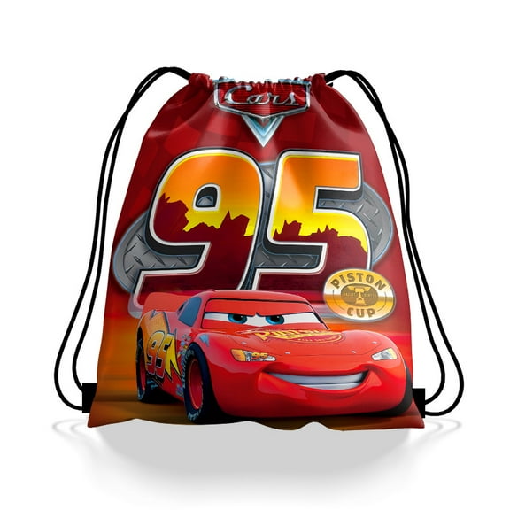 10 Pcs Race Car Birthday Party Supplies Race Car Favor Bags Goodie Drawstring Bags for Gifts, 1 Styles
