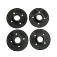 10 Pcs Racking Shelving Malleable Floor Flange Wall Mounted Fittings 1/