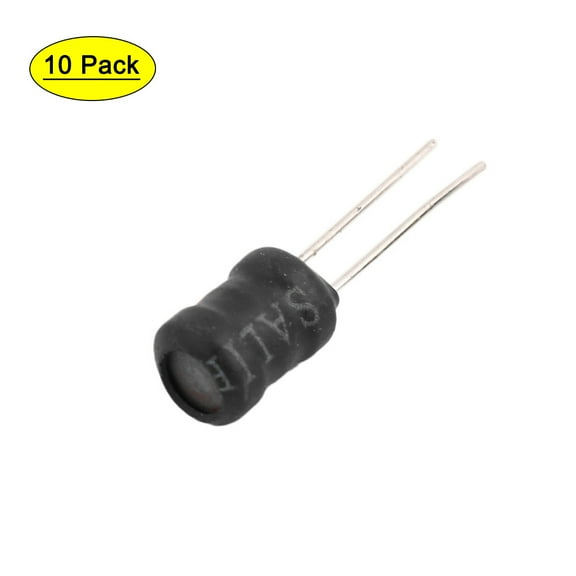 10Pcs Radial Type Inductor Through Hole Mount Electronic 104K 100mH