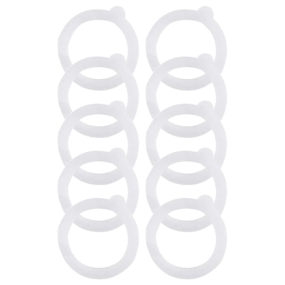 10 Pcs Replacement Silicone Jar Gaskets,Rubber Gasket for Glass Jars,Leakproof Sealing Rings,Seals for Glass Jars,Silicone Gasket Jar Rings, Rubber Jar Seals Gasket Ring for Canning Jars,(10 PCS)