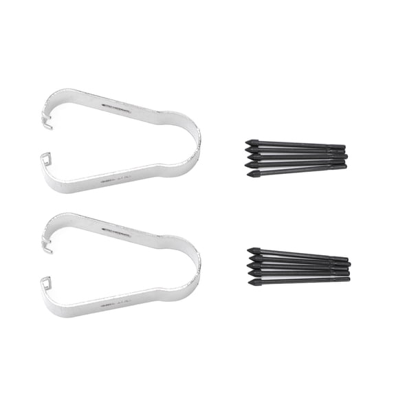 10 Pcs Replacement Stainless Steel Pen Tips Stylus Nibs Compatible with Marker 1 2 Marker Pen Plus, 0.47 in / 12 mm