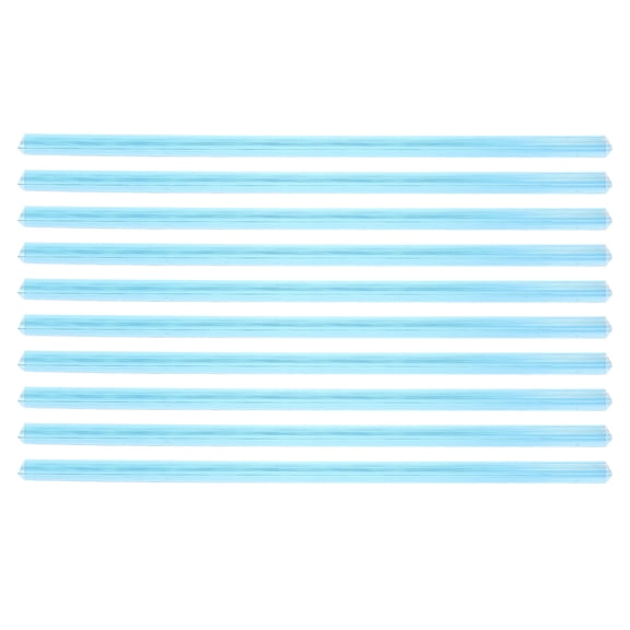 10 Pcs Report Binder Pull Rod Clips Wire Binding Combs Covers Office Blue